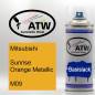 Preview: Mitsubishi, Sunrise Orange Metallic, M09: 400ml Sprühdose, von ATW Autoteile West.